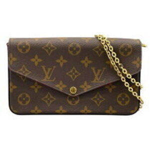 Louis Vuitton Pochette Felicie Brown Monogram Shoulder Bag